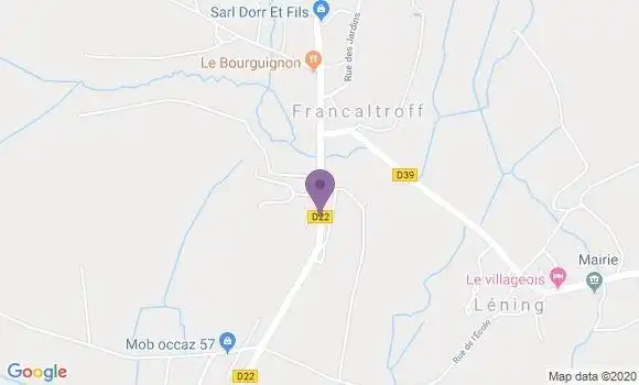 Localisation Francaltroff Ap - 57670