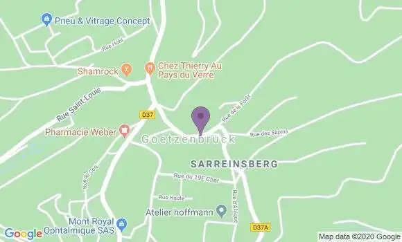 Localisation Goetzenbruck Bp - 57620