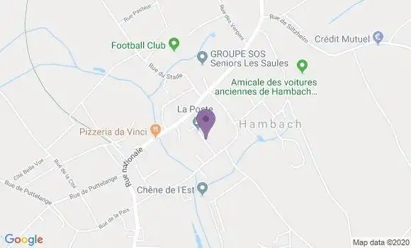 Localisation Hambach Bp - 57910