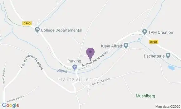 Localisation Hartzviller Ap - 57680