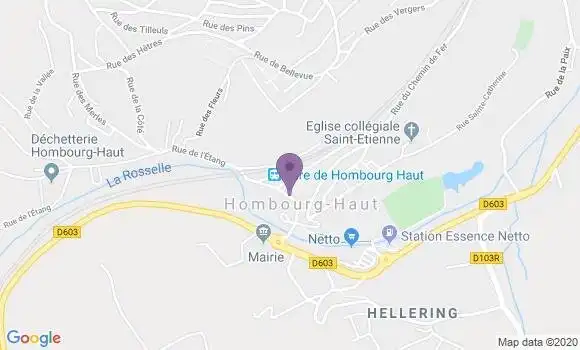 Localisation Hombourg Haut Bp - 57470