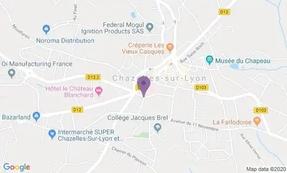 Localisation L Hopital Bp - 57490