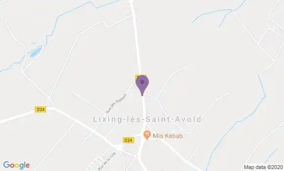 Localisation Lixing les Saint Avold Ap - 57660
