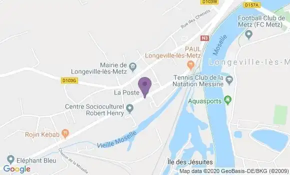Localisation Longeville les Metz Bp - 57050
