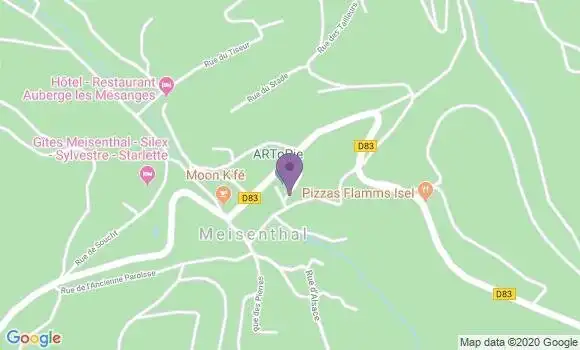 Localisation Meisenthal Ap - 57960