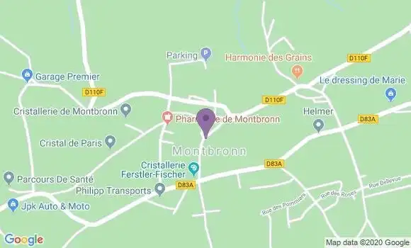 Localisation Montbronn Bp - 57415