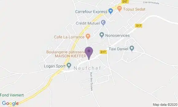 Localisation Neufchef Ap - 57700