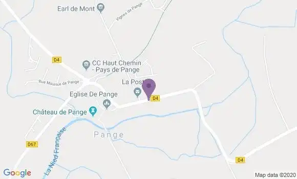 Localisation Pange Ap - 57530
