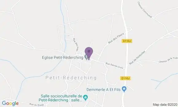 Localisation Petit Rederching Ap - 57410