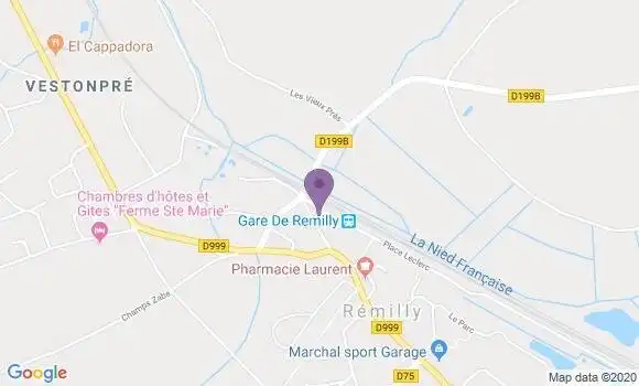 Localisation Remilly Bp - 57580