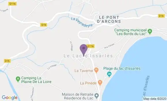 Localisation Le Lac d