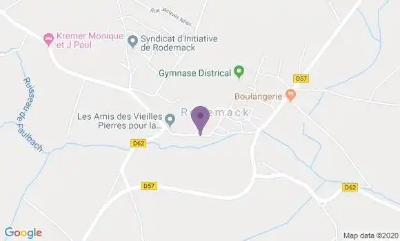 Localisation Rodemack Ap - 57570
