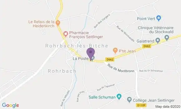 Localisation Rohrbach les Bitche - 57410