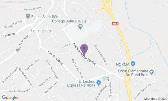 Localisation Rombas - 57120