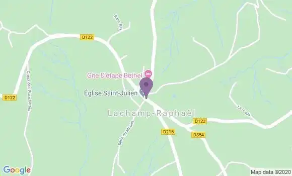 Localisation Lachamp Raphael Ap - 07530