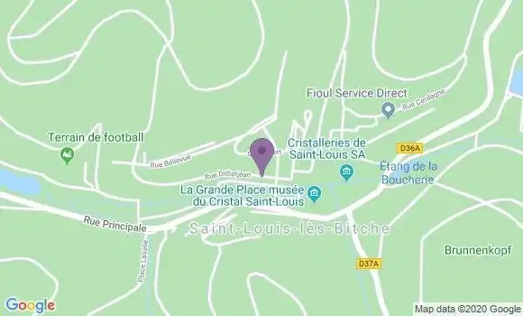 Localisation Saint Louis les Bitche Ap - 57620