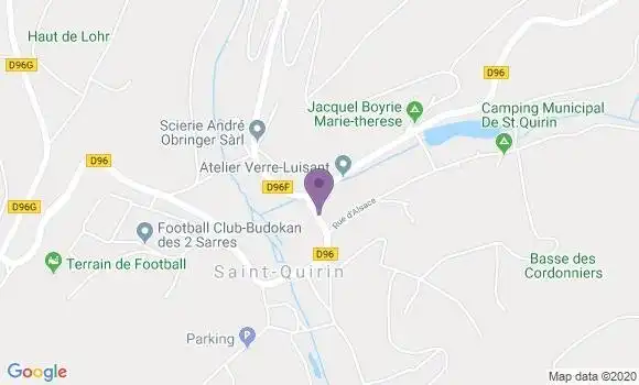 Localisation Saint Quirin Ap - 57560