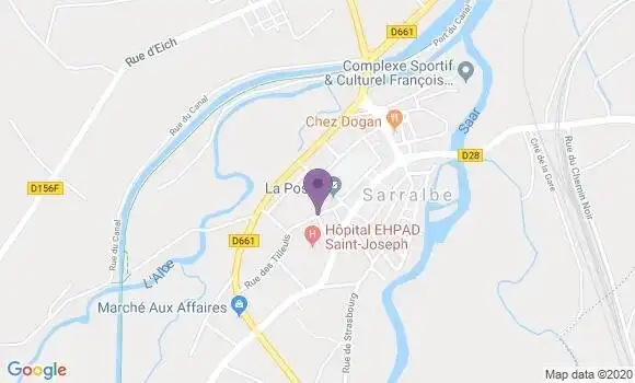 Localisation Sarralbe Bp - 57430