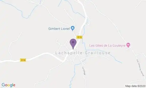 Localisation Lachapelle Graillouse Ap - 07470