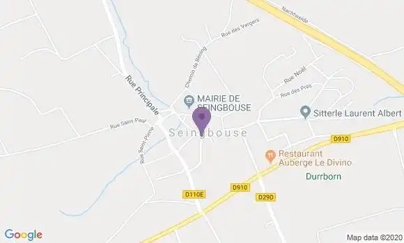 Localisation Seingbouse Bp - 57455