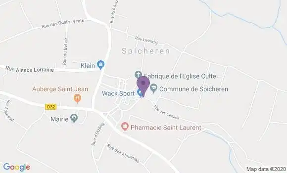 Localisation Spicheren Bp - 57350