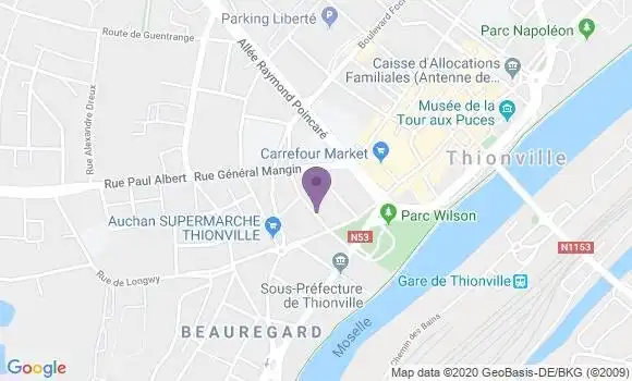Localisation Thionville Principal - 57126