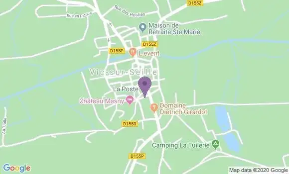 Localisation Vic sur Seille Bp - 57630