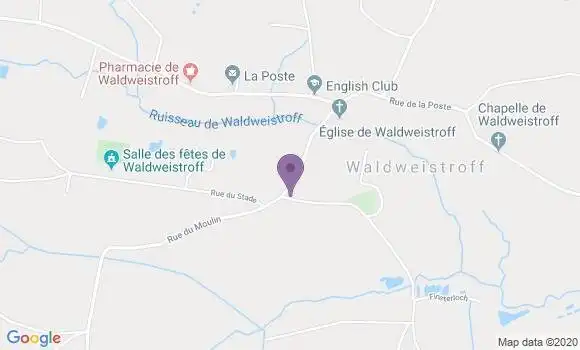 Localisation Waldweistroff Ap - 57320