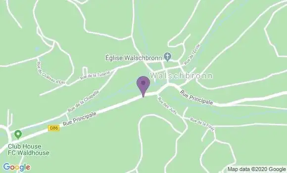 Localisation Walschbronn Ap - 57720