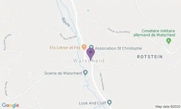 Localisation Walscheid Bp - 57870