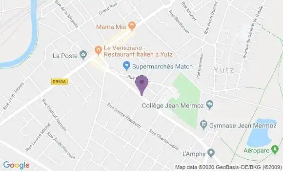 Localisation Yutz - 57970