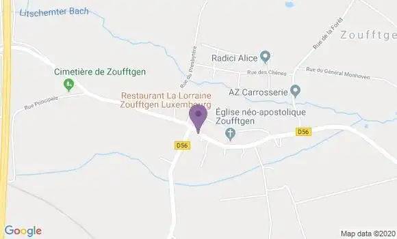 Localisation Zoufftgen Ap - 57330