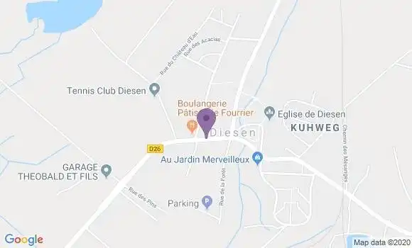 Localisation Diesen Ap - 57890