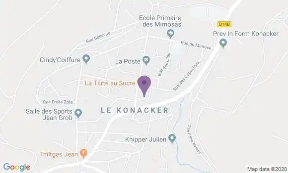 Localisation Hayange le Konacker Bp - 57240