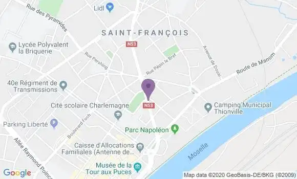 Localisation Thionville Principal Bp - 57100