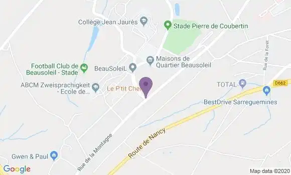 Localisation Sarreguemines Principal Bp - 57200