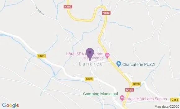 Localisation Lanarce Bp - 07660