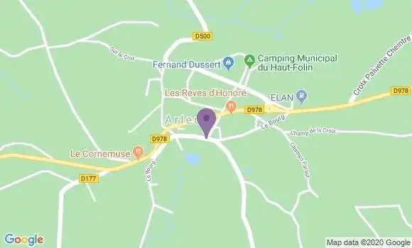 Localisation Arleuf du Morvan Bp - 58430