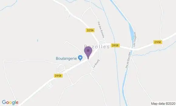 Localisation Bazolles Ap - 58110