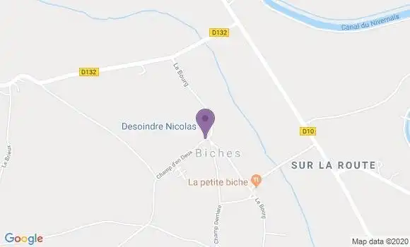 Localisation Biches Ap - 58110