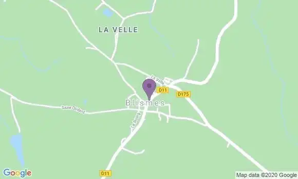 Localisation Blismes Bp - 58120