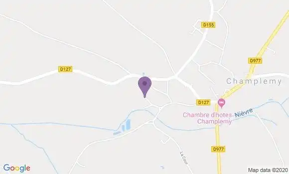 Localisation Champlemy Bp - 58210