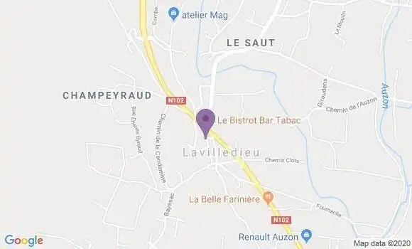 Localisation Lavilledieu Bp - 07170