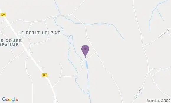 Localisation Saint Benin des Bois Ap - 58330