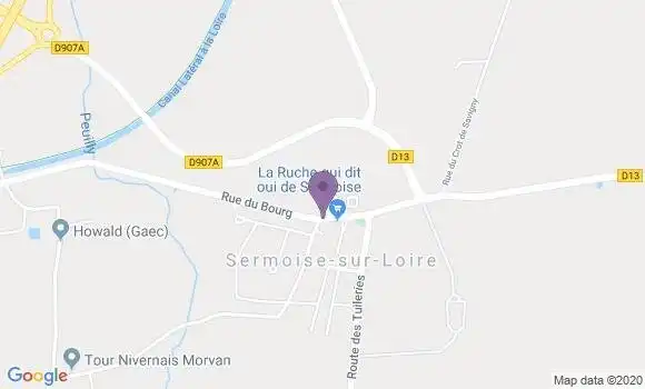 Localisation Chevenon Ap - 58160