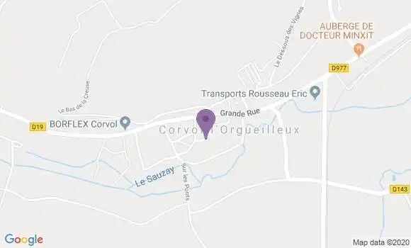 Localisation Corvol l