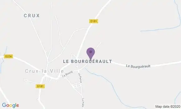 Localisation Crux la Ville Ap - 58330