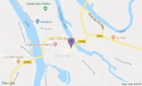 Localisation Decize - 58300