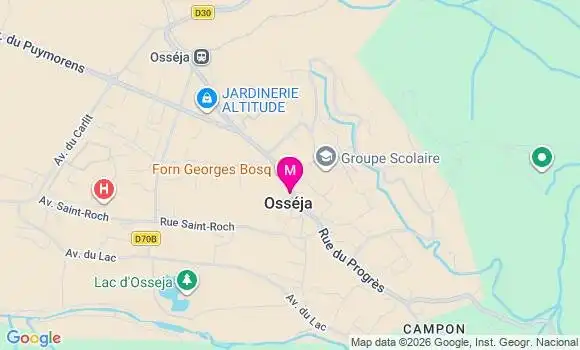 Localisation Osseja - 66340