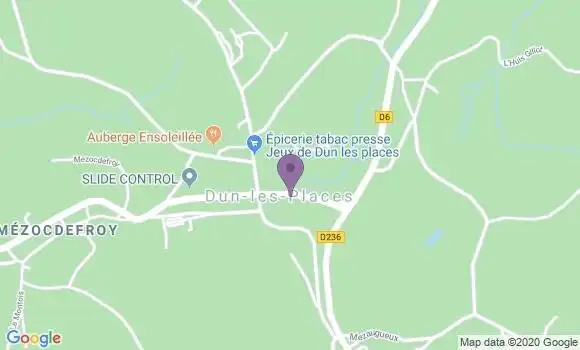 Localisation Dun les Places Bp - 58230